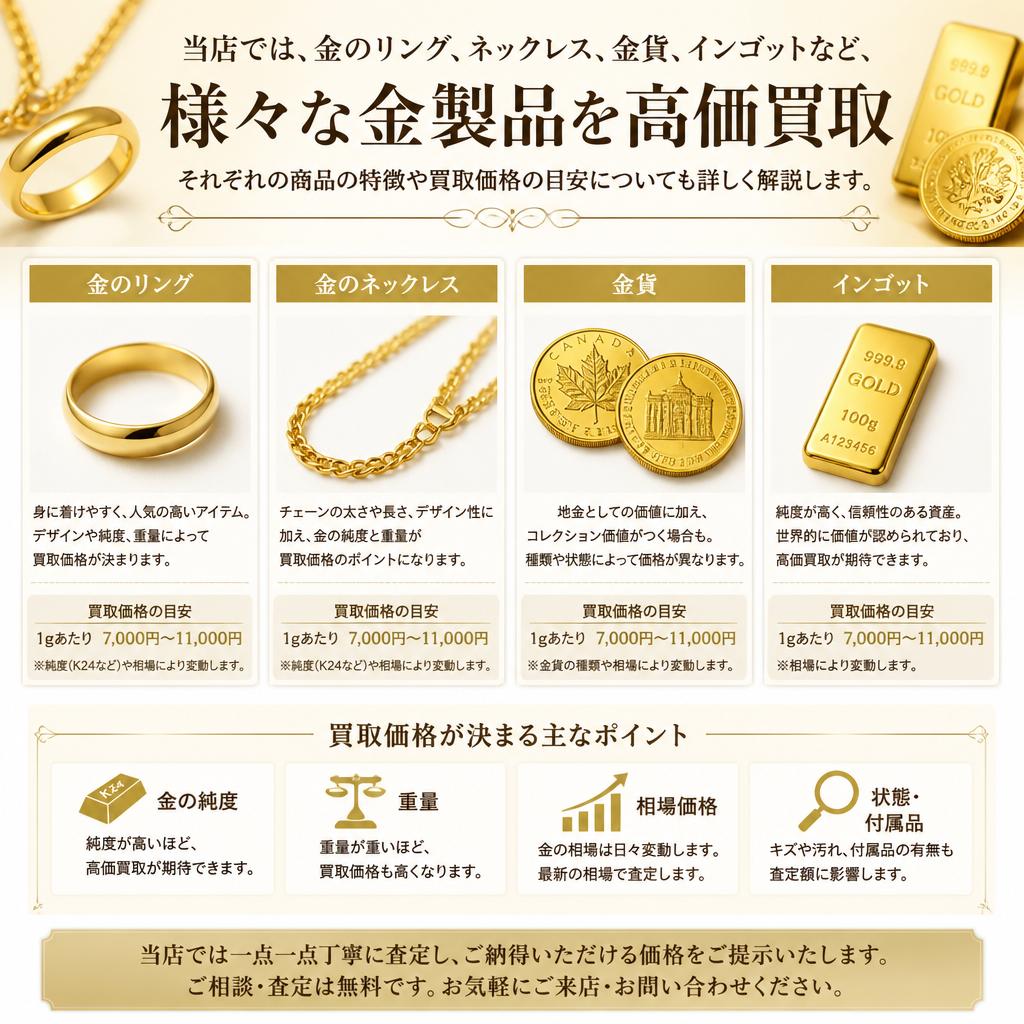 買取対応商品一覧